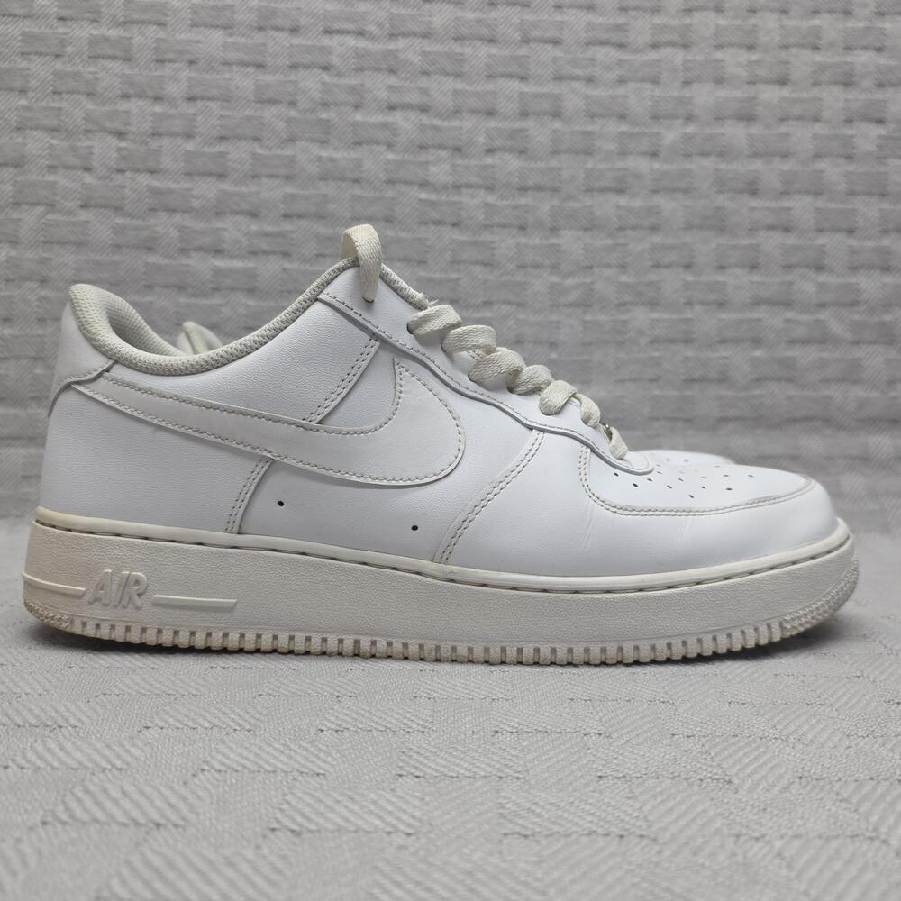 Nike Air Force 1 Triple White Men Size 12 CW2288-111